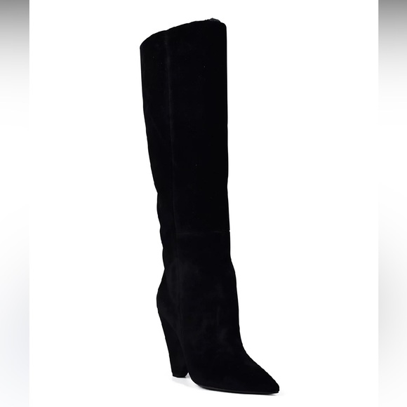 YSL Saint Laurent Nikki Velvet Boot Size 37 - Picture 4 of 11